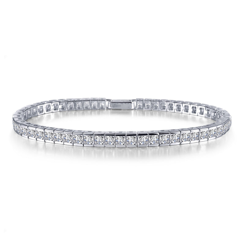 14.43CTW Princess Cut Tennis Bracelet