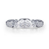 Alternating Milgrain Stackable Eternity Band